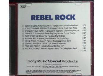 REBEL ROCK  VARIOUS ARTIST CD MEDIUM SCUFF MARKS