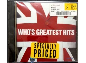THE WHO/GREATEST HITS FACTORY SEALED CD. 1983 MCA RECORDS