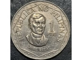 1975 PHILIPPINES REPUBLIKA 1 PISO COIN