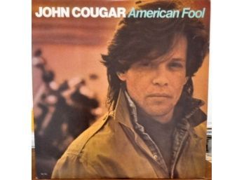 JOHN COUGAR/AMERICAN FOOL VINYL RECORD. RVL 7501 1982 RIVAL RECORDS