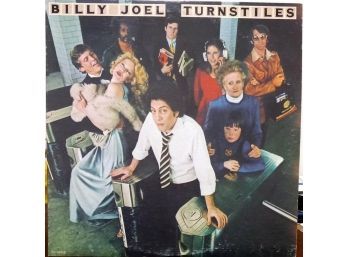 BILLY JOEL/TURNSTILES-VINYL RECORD. PC 33848 1976 CBS/COLUMBIA RECORDS
