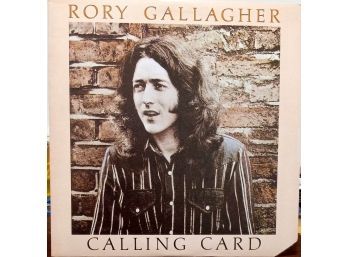 RORY GALLAGHER/CALLING CARD VINYL RECORD. CHR-1124 1976 CHRYSALIS RECORDS