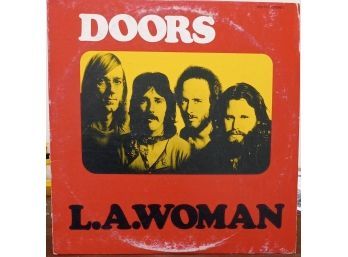 THE DOORS/L.A. WOMAN VINYL RECORD. EKS-75011-B SP COPYRIGHT 1971 ELEKTRA- ELEKTRA/ASYLUM RECORDS REISSUE