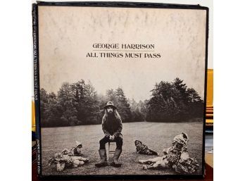 GEORGE HARRISON/ALL THINGS MUST PASS 3 VINYL RECORD SET STCH 639 1970 APPLE RECORDS RECORDED IN ENGLAND