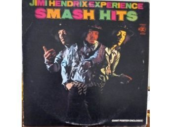 JIMI HENDRIX EXPERIENCE SMASH HITS VINYL LP MS 2025 1969 REPRISE RECORDS WITH BONUS JIMI PLAYS MONTEREY ALBUM
