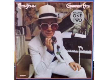ELTON JOHN/GREATEST HITS VOLUME I AND II 2X VINYL RECORD. R231711 1972-1974 MCA RECORDS