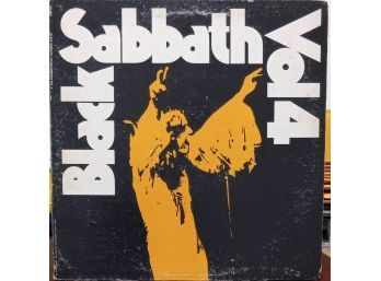 BLACK SABBATH VOL. 4 VINYL RECORD. BS 2602 1972 WARNER BROS RECORDS INC GOOD CONDITION