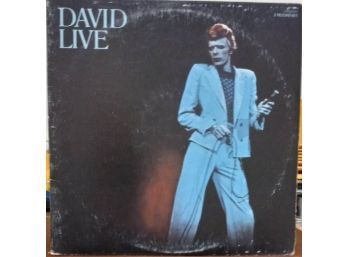 DAVID BOWIE/DAVID LIVE 2X VINYL RECORD SET GATEFOLD. CPL2-0771-2 1974 RCA RECORDS