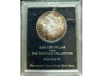 Hard To Find Tough Date Mint State 60 1879-S Morgan Silver Dollar From The Redfield Collection Paramount