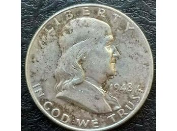 1948-P Franklin Half Dollar Uncirculated