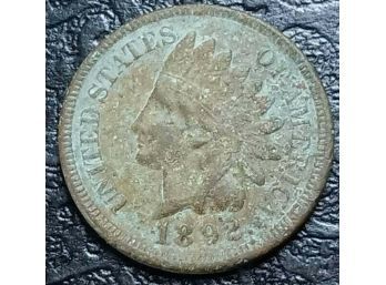 1892 INDIAN HEAD CENT FINE CONDITION