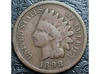 1898 INDIAN HEAD CENT VG CONDITION