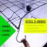 Single Layer Grow Tent Trellis Net For 4x4/5x5 & 4x2 Grow Tents (4' Mesh)