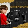 Kids Boxing Gloves, 4-16 Years Old(Black, L)