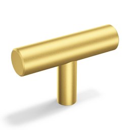 10 Pack Gold Cabinet Knobs Brushed Brass