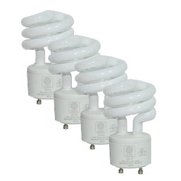 4 Pack, 13Watt GU24 Base 2 Prong Light Bulbs 5000K Daylight 4pack