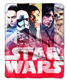 Lucasfilm Star Wars Episode 8: The Last Jedi, Alliance Stripes 40x 50 Silk Touch Throw
