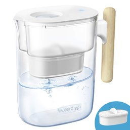 Chubby 10-Cup Water Filter Pitcher With 1 Filter