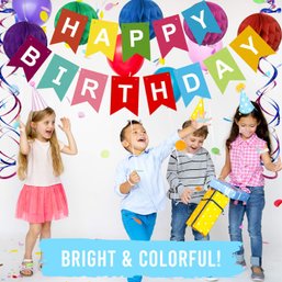 Colorful Birthday Party Decorations
