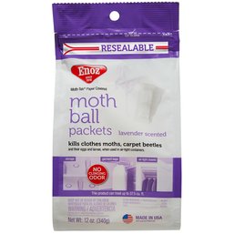 Enoz 12Oz Lavender Scented Moth Ball Packets
