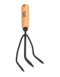 Ames 5.3 In. 3-Tine Wood Handle Cultivator