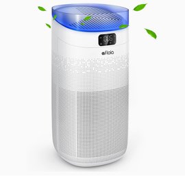 Afloia Mage Smart Air Purifier For Home Large Room Up To 1000sq Ft, UVC LED With H13 True HEPA Filter
