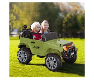Large 4 Wheel Drive Jeep Ride On, With Remote Control MSRP $600