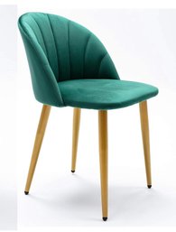 Beautiful Green Chair With Gold Legs