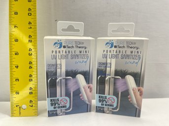 Set Of 2 Portable Mini UV Light Sanitizer