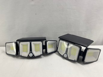 Set Of 2 Merece 180 LED Solar Motion Sensor Lights