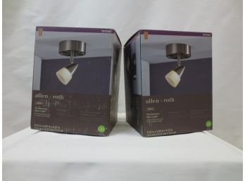 Set Of 2  Allan And Roth Spot Lights