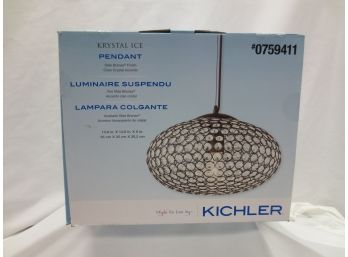 Kichler Krystal Ice Pendant. Large.