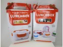 Set Of 2 Electric Portable Heated Lunch Boxes