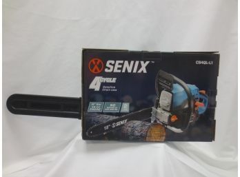 Senix 18 Inch Gas Chainsaw, 4-cycle