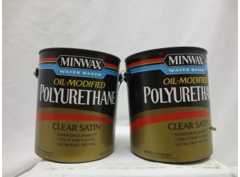 2 Gallons Of Minwax Polyurethane