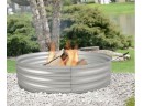 Infinity Round Galvanized Steel Wood Fire Ring