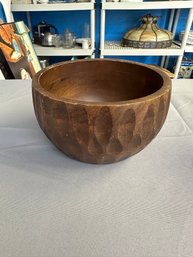 Vintage Wood Bowl From India