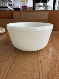 White Pyrex Large Mixing Bowl