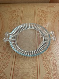Vintage Clear Glass Tray