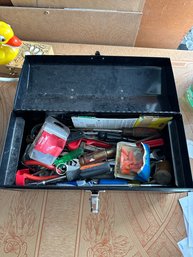 Vintage Stack On Toolbox With Many Tools