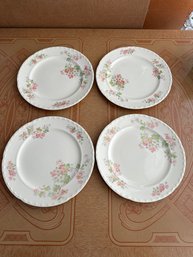Set Of 4 Vintage Crooksville China Plates