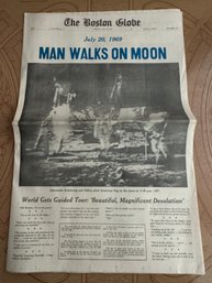 The Boston Globe July 20, 1969 - Man Walks On The Moon