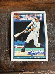 1991 Topps George Brett Royals Baseball Card #540