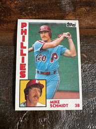 1984 Topps Mike Schmidt Phillies Baseball Card #700
