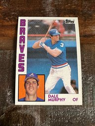 1984 Topps Dale Murphy Braves Baseball Card #150