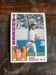 1984 Topps Bobby Meacham Yankees Baseball Card #204
