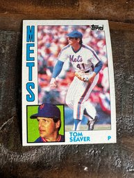 1984 Topps Tom Seaver Mets Baseball Card #740