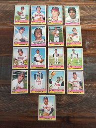 Lot Of 17 1976 Topps Angels Baseball Cards