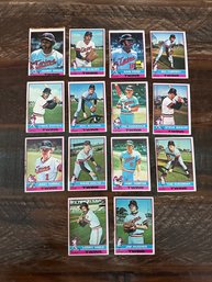 Lot Of 14 1976 Topps Twins Baseball Cards