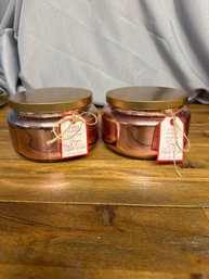 Lot Of 2 3-Wick Soy Candles